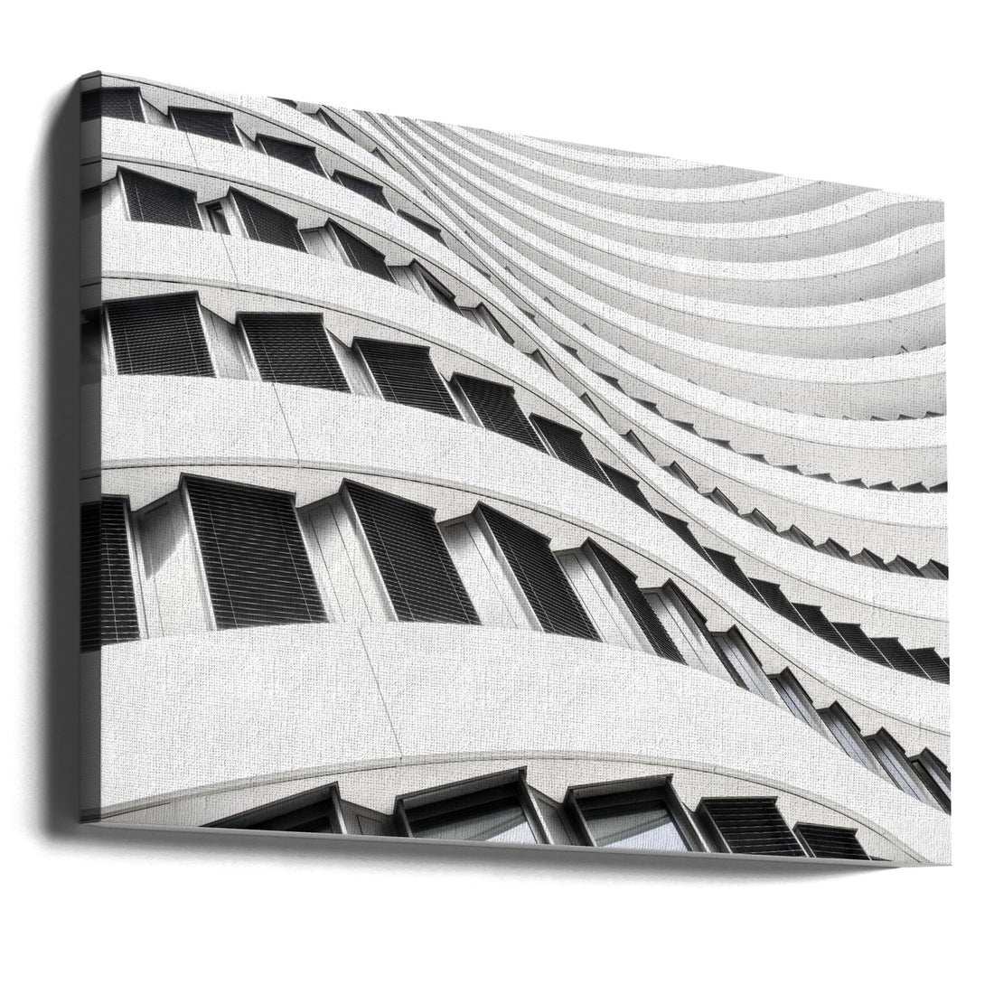 Urban Curves by Linda Wride | Abstract Architecture Pattern, Large Canvas Wall Art Print | Artsy Earth