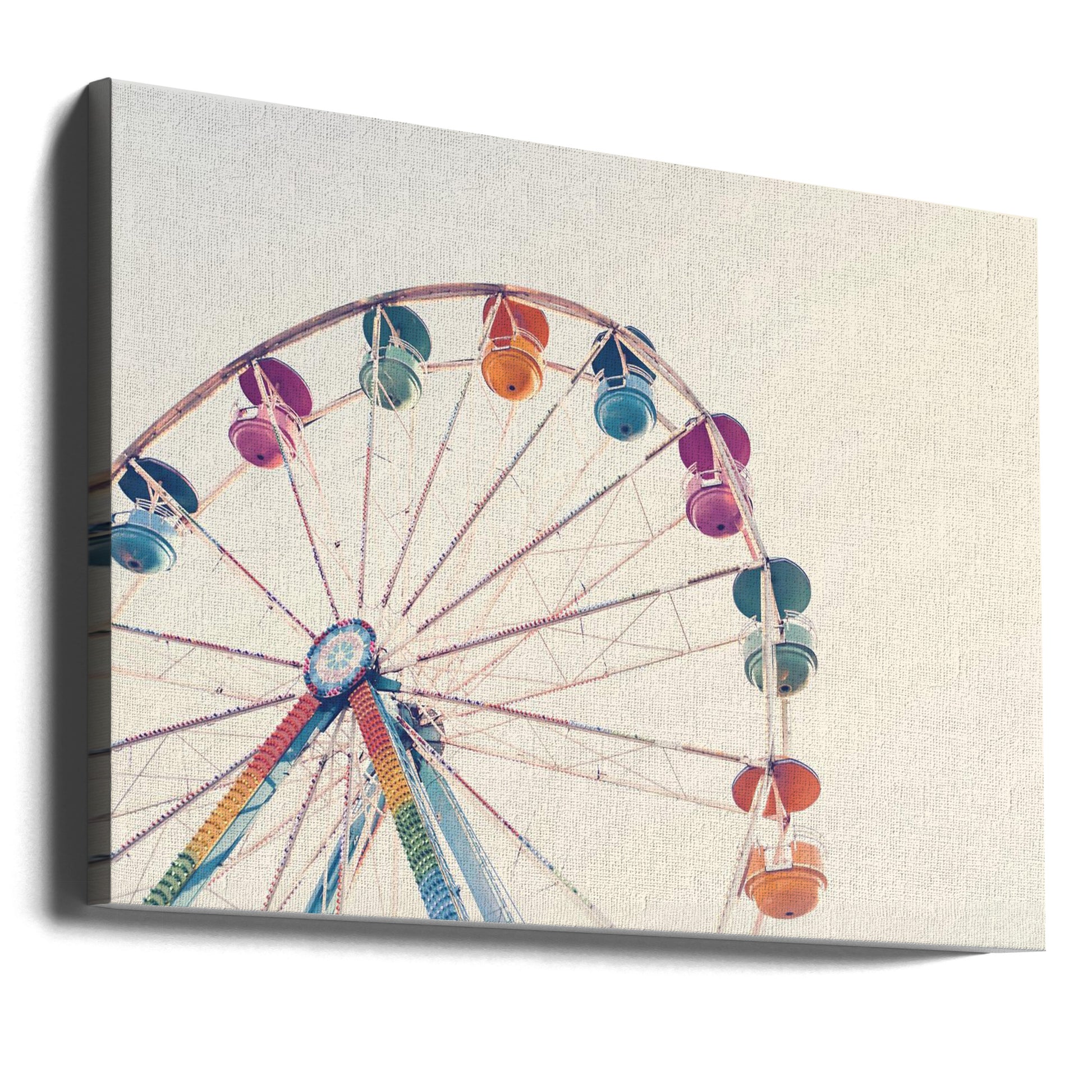 Ferris Wheel by Kathrin Pienaar | Amusement Park Fun, Large Canvas Wall Art Print | Artsy Earth