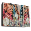 Indigenous Portrait by Baard Martinussen | Native Woman Portrait, Large Canvas Wall Art Print | Artsy Earth