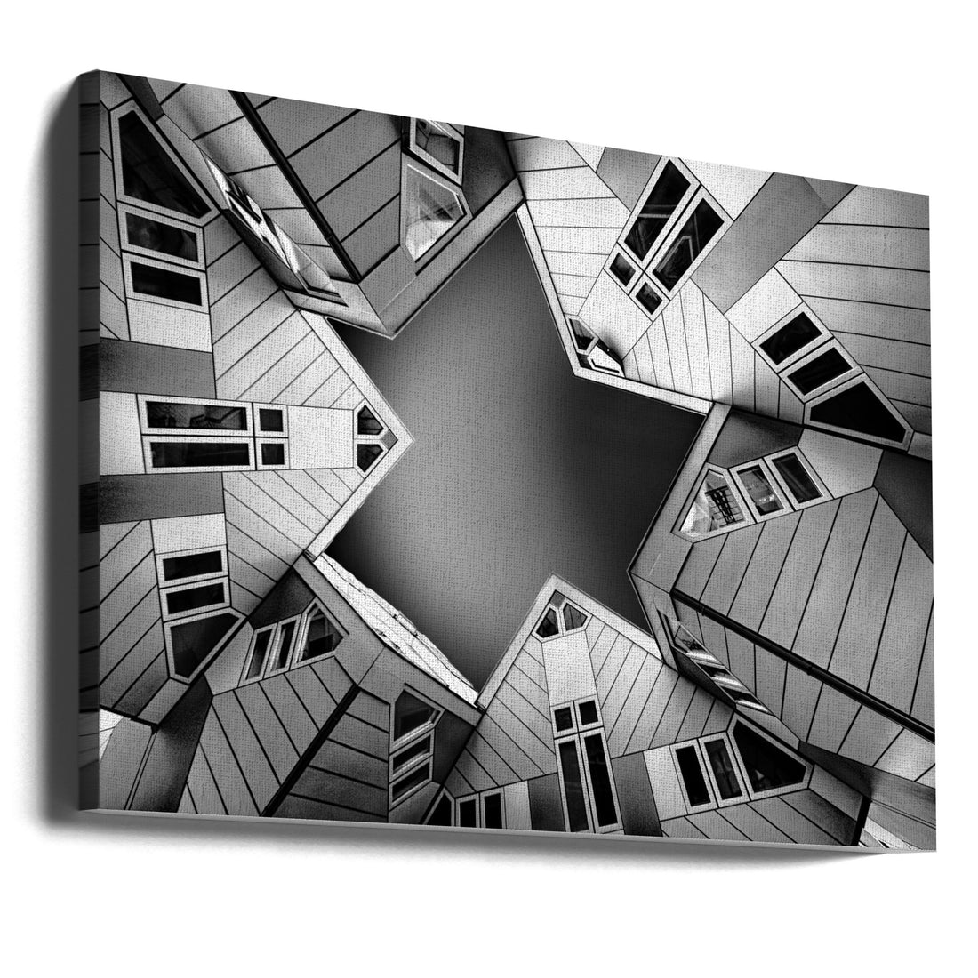 Cubic Houses by Henk Langerak | Rotterdam Architecture Landmark, Large Canvas Wall Art Print | Artsy Earth