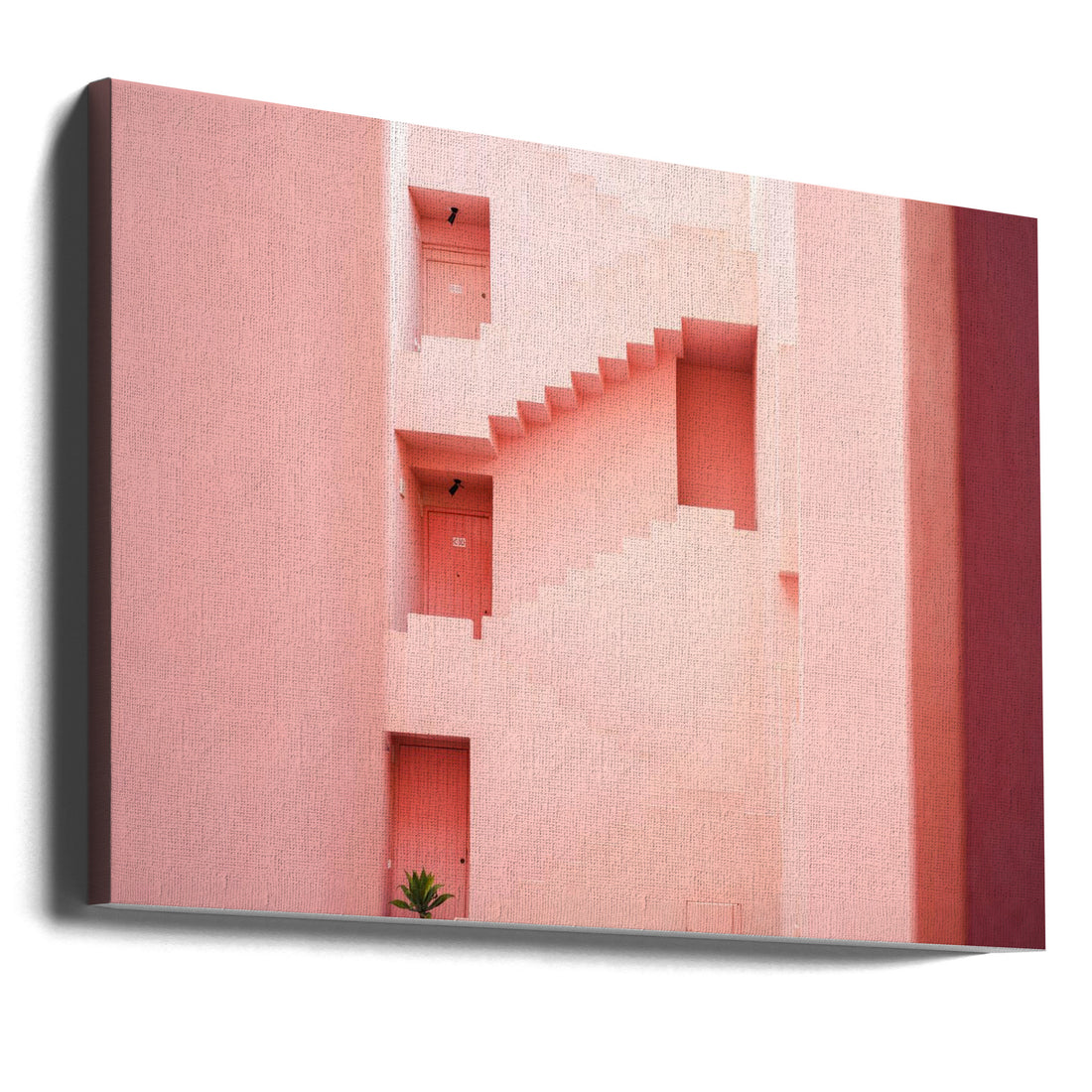 South Of Spain by Raisa Zwart | Pink Urban Architecture, Large Canvas Wall Art Print | Artsy Earth