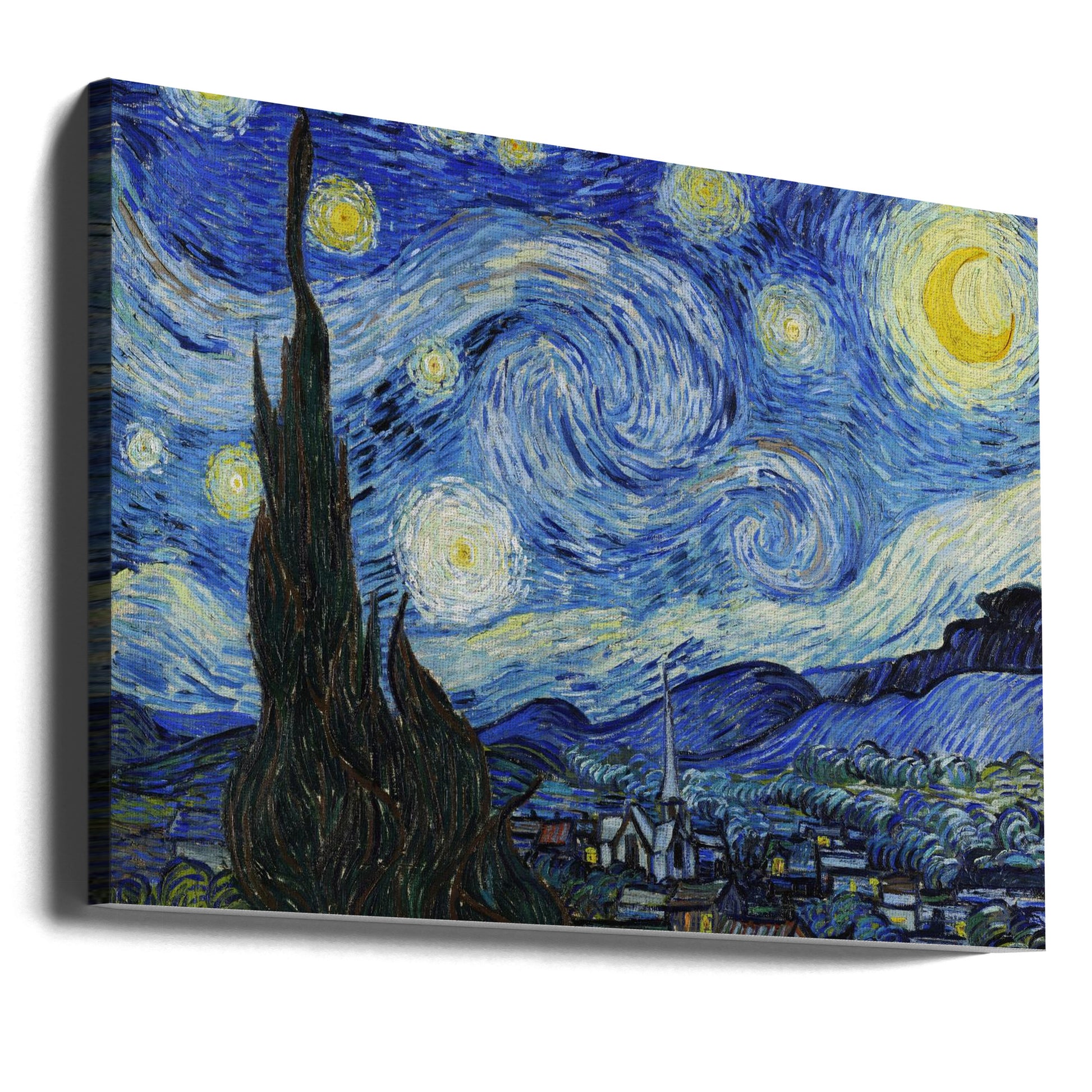 The Starry Night by Vincent Van Gogh | Van Gogh Masterpiece Painting, Large Canvas Wall Art Print | Artsy Earth