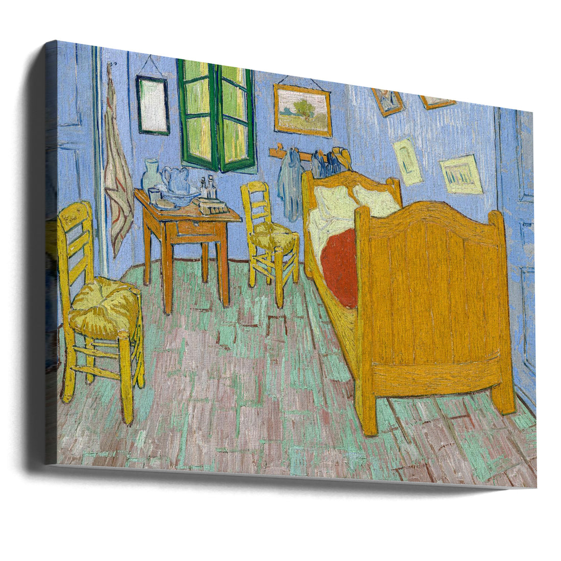 The Bedroom by Vincent Van Gogh | Van Gogh Oil Painting, Large Canvas Wall Art Print | Artsy Earth