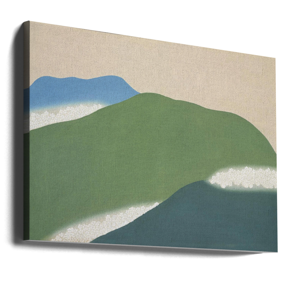 Green Mountains by Kamisaka Sekka | Japanese Mountain Landscape, Large Canvas Wall Art Print | Artsy Earth