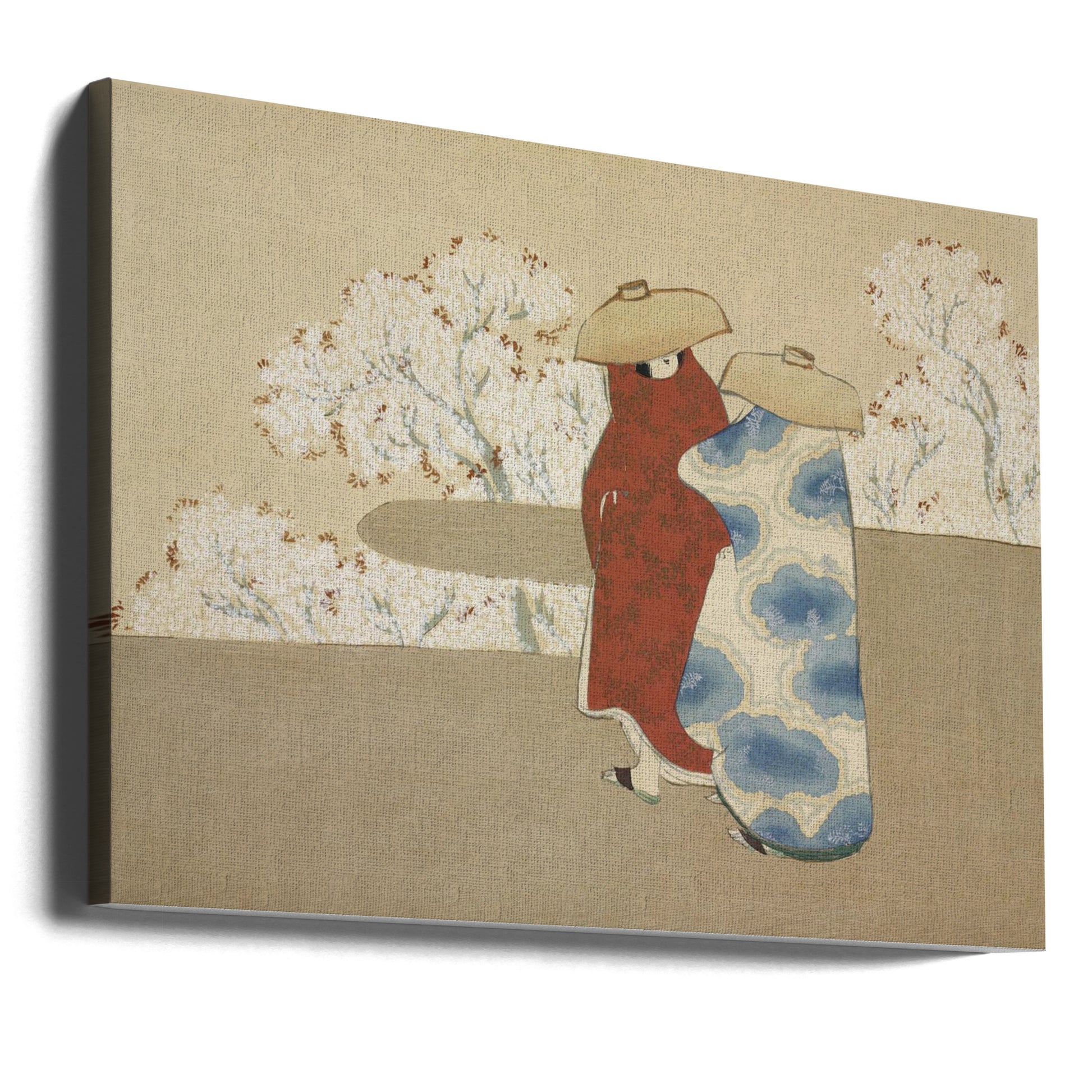 Hanami Season by Kamisaka Sekka | Japanese Women Painting, Large Canvas Wall Art Print | Artsy Earth