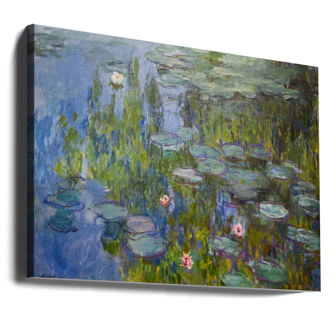 Water Lilies 1915 by Claude Monet | Monet Floral Painting, Large Canvas Wall Art Print | Artsy Earth