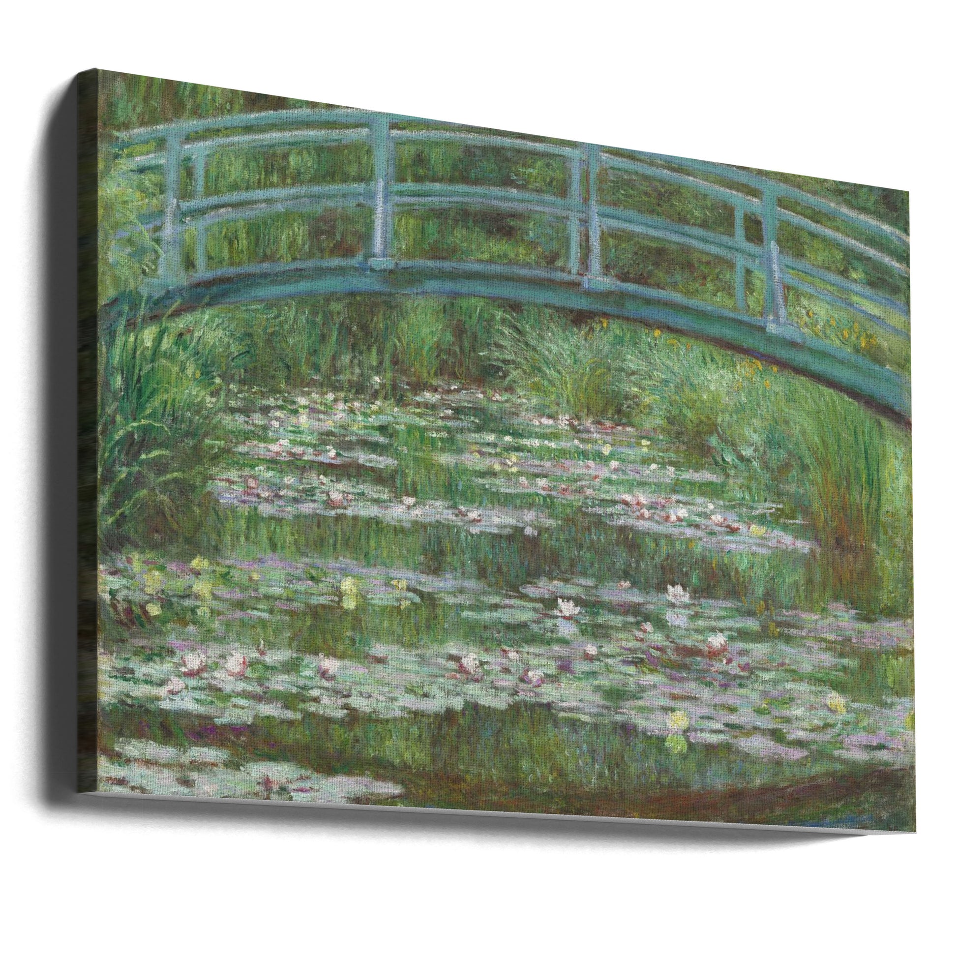 Japanese Footbridge by Claude Monet | Monet Garden Bridge, Large Canvas Wall Art Print | Artsy Earth