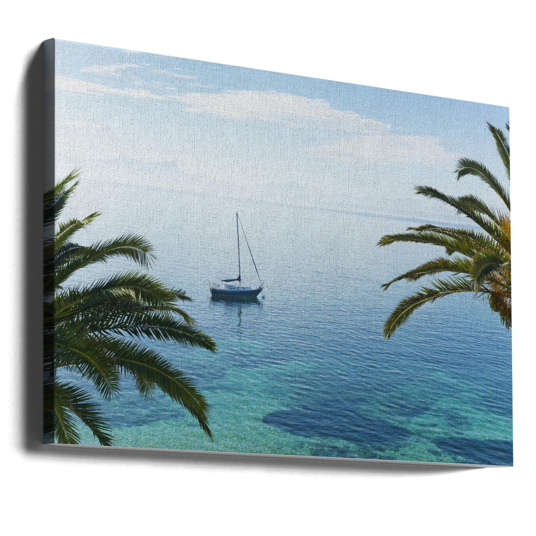 Turquoise Paradise by Stefan Hefele | Tropical Beach Seascape, Large Canvas Wall Art Print | Artsy Earth