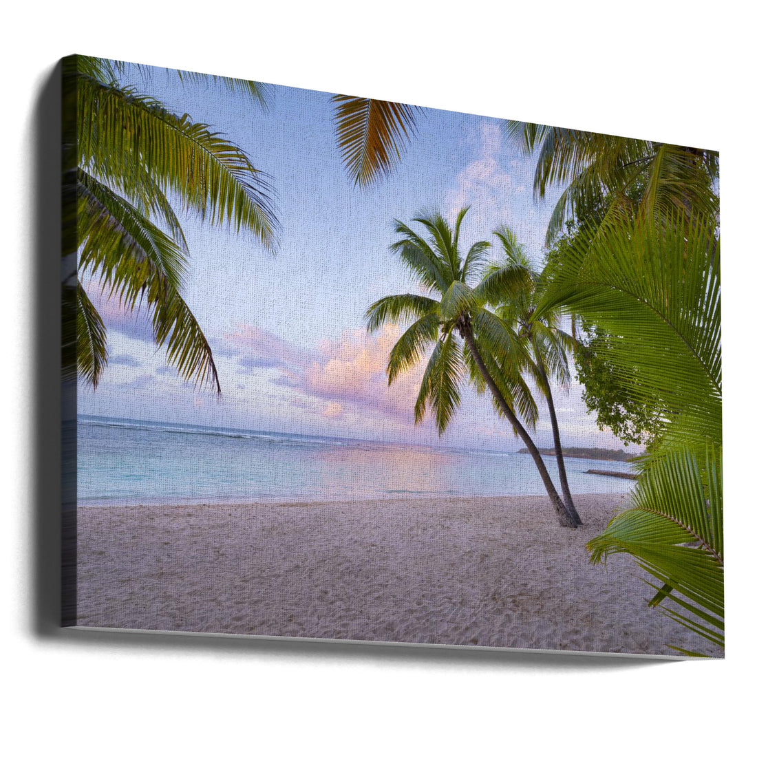 Tropical Beach by Stefan Hefele | Caribbean Coastal Paradise, Large Canvas Wall Art Print | Artsy Earth