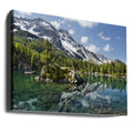 Green Mountain Lake by Stefan Hefele | Mountain Lake Landscape, Large Canvas Wall Art Print | Artsy Earth