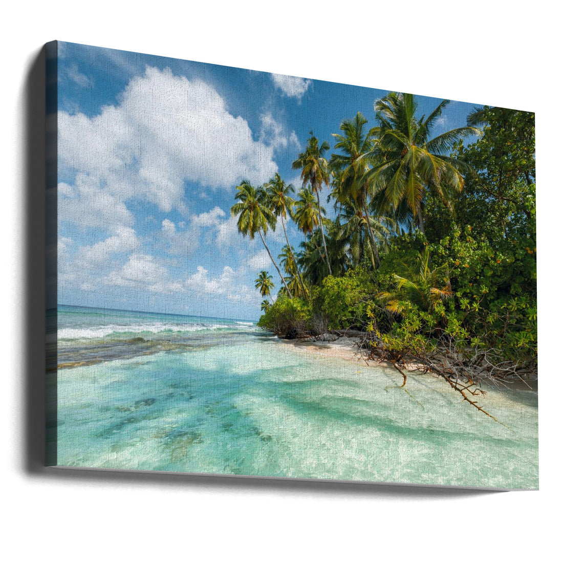 Turquoise Bay by Stefan Hefele | Tropical Beach Paradise, Large Canvas Wall Art Print | Artsy Earth