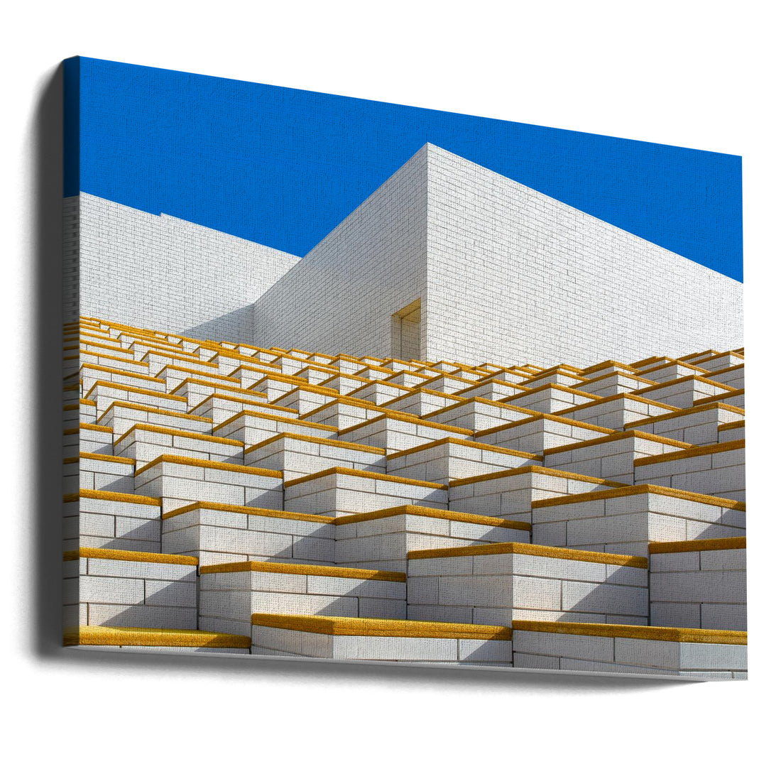 Lego House by Inge Schuster | Geometric Architecture Pattern, Large Canvas Wall Art Print | Artsy Earth