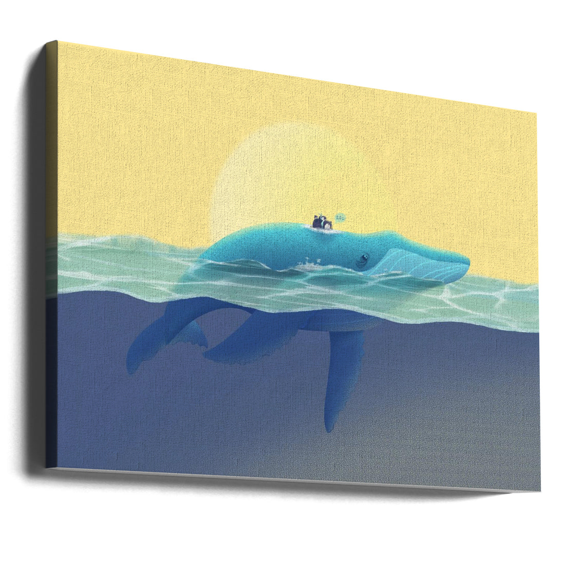 The Journey by Fadil Roze | Ocean Wildlife Fantasy, Large Canvas Wall Art Print | Artsy Earth