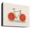 Juicy Watermelon by Florent Bodart | Fresh Fruit Illustration, Large Canvas Wall Art Print | Artsy Earth