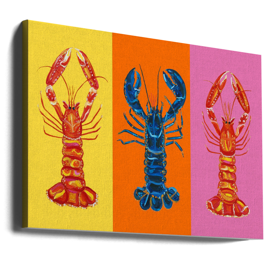 Lobster Pop Art by Alice Straker | Colorful Shellfish Art, Large Canvas Wall Art Print | Artsy Earth