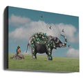 Surreal Elephant Art by Salome Zhividze | Digital Wildlife Art, Large Canvas Wall Art Print | Artsy Earth