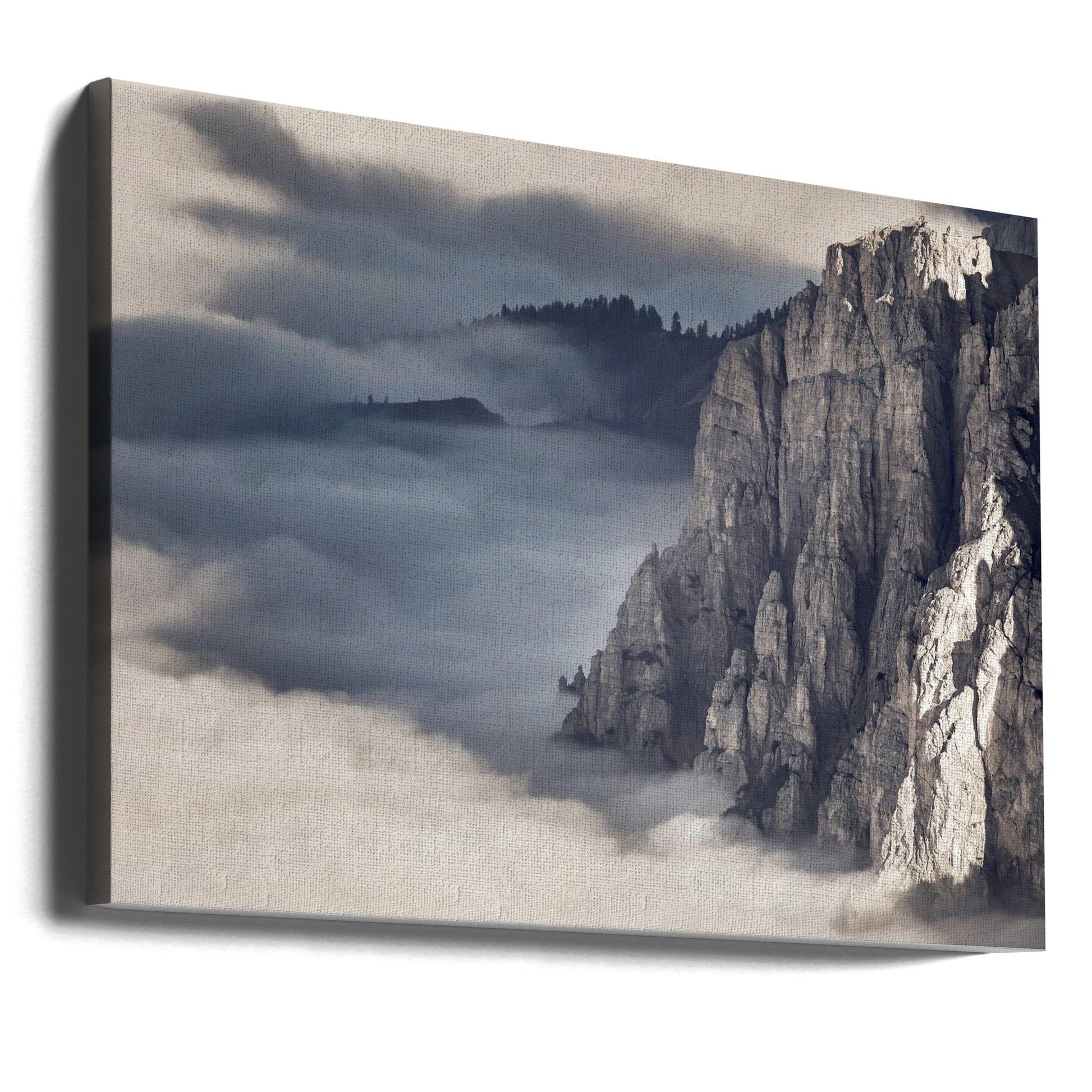 Mountain Mist by Walter Lackner | Tranquil Mountain Landscape, Large Canvas Wall Art Print | Artsy Earth