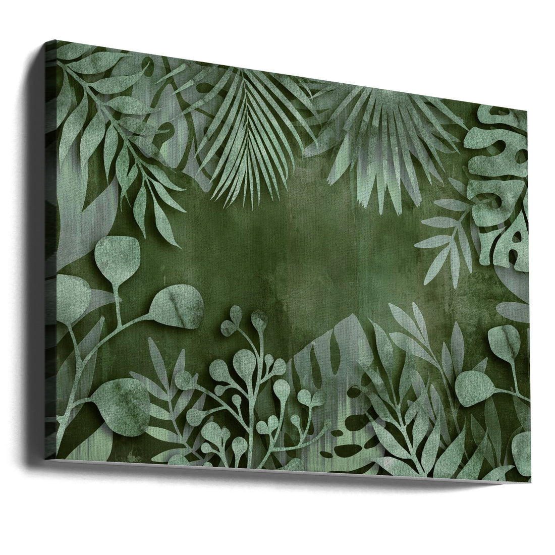 Abstract Botanical No2 by Andrea Haase | Green Leaf Pattern, Large Canvas Wall Art Print | Artsy Earth