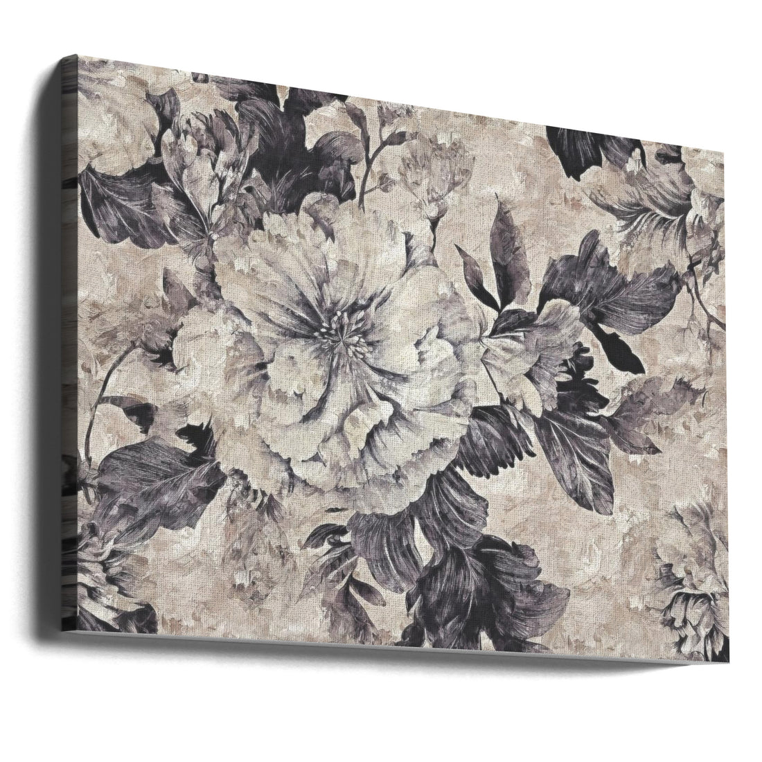 Floral Brushstroke by Rafal Kulik | Abstract Botanical Art, Large Canvas Wall Art Print | Artsy Earth