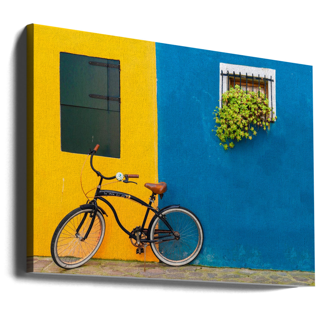 Urban Bike by Bruno Lavi | City Street Bicycle, Large Canvas Wall Art Print | Artsy Earth