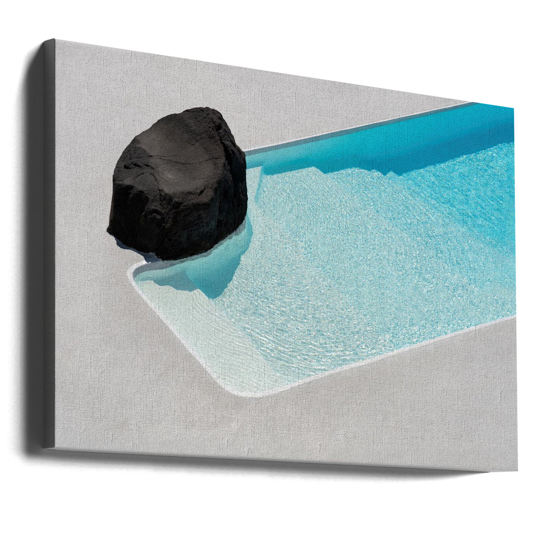 Surreal Pool Greece by Minorstep | Greek Island Pool, Large Canvas Wall Art Print | Artsy Earth