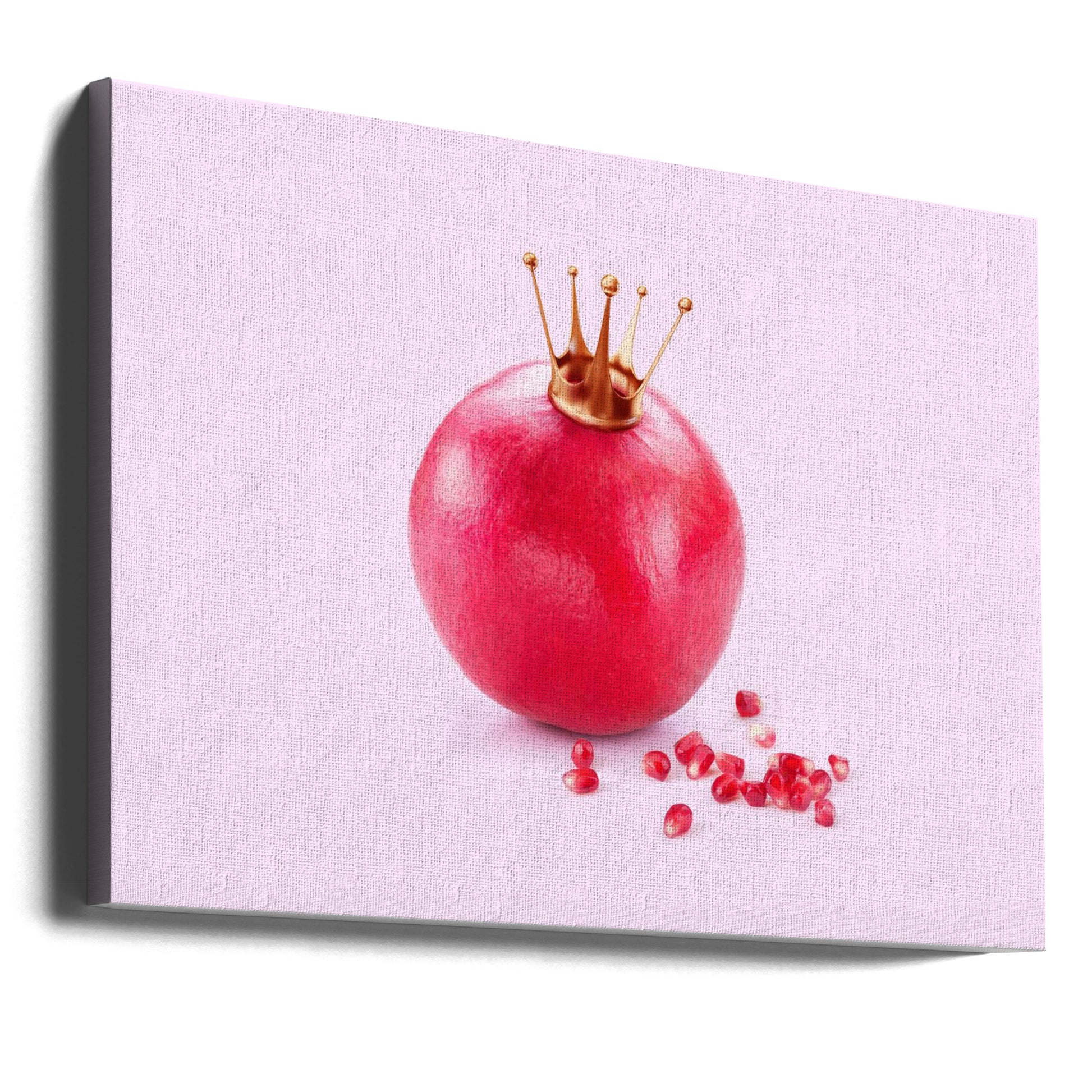 Pomegranate King by Artem Pozdniakov | Surreal Food Art, Large Canvas Wall Art Print | Artsy Earth