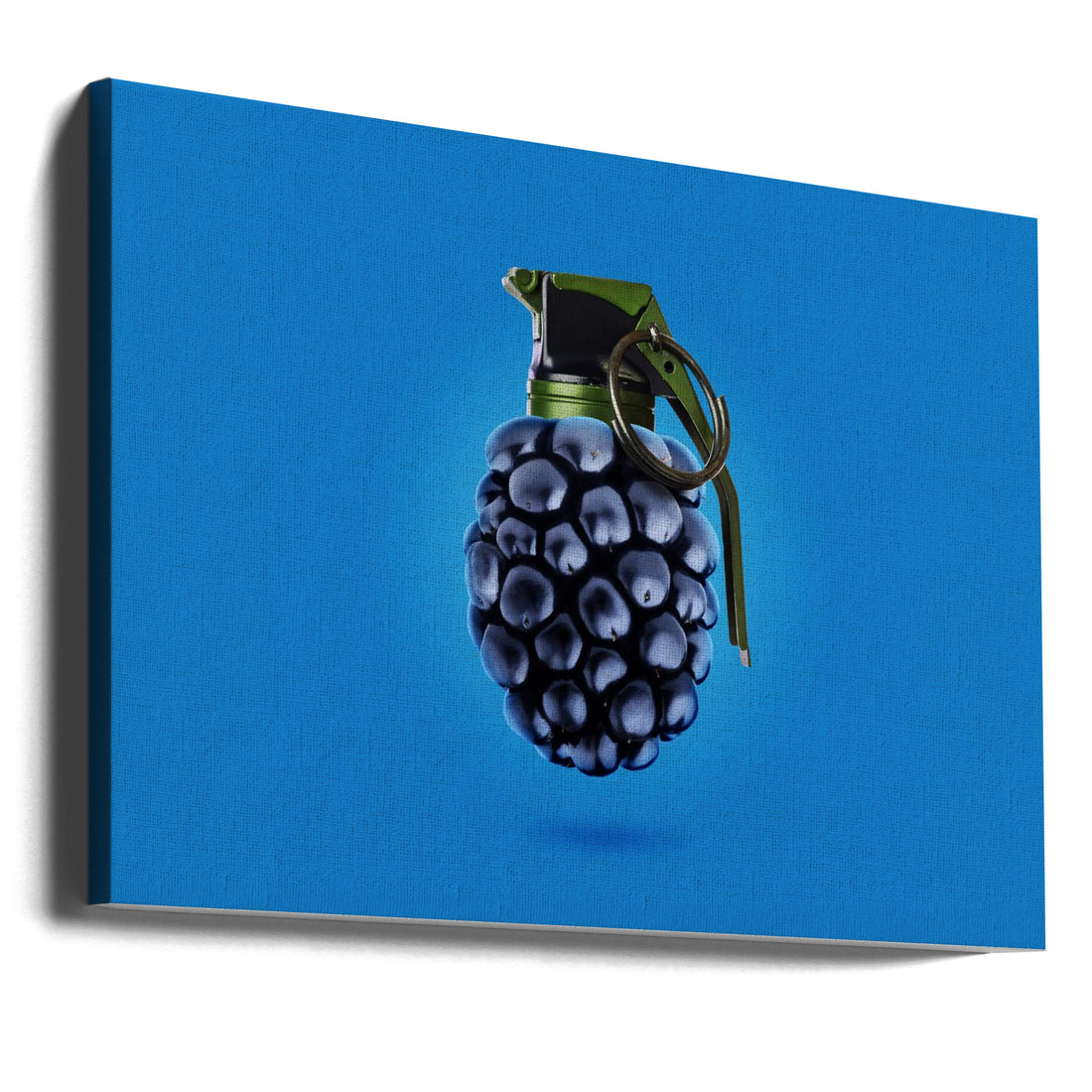 Tasty Bang by Artem Pozdniakov | Surreal Fruit Explosion, Large Canvas Wall Art Print | Artsy Earth