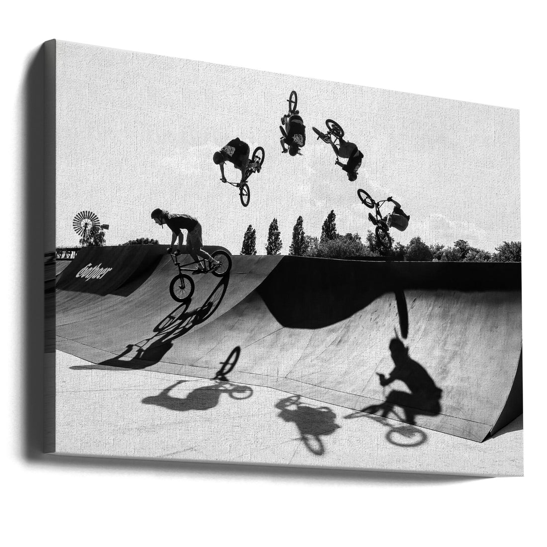 Ruhr Games 2023 by Adam Dauria ☂ | Extreme Bmx Stunt, Large Canvas Wall Art Print | Artsy Earth