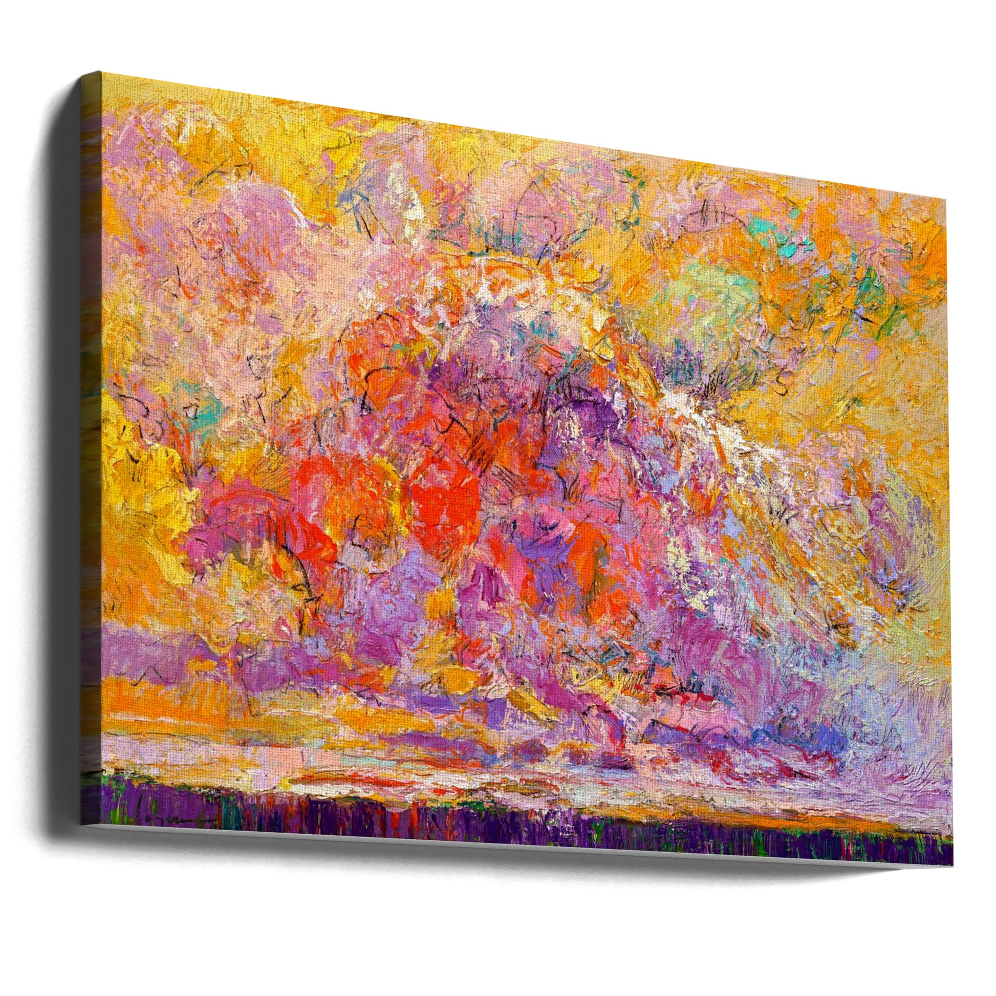 Splendid Abstract by Dorothy Fagan | Colorful Abstract Painting, Large Canvas Wall Art Print | Artsy Earth