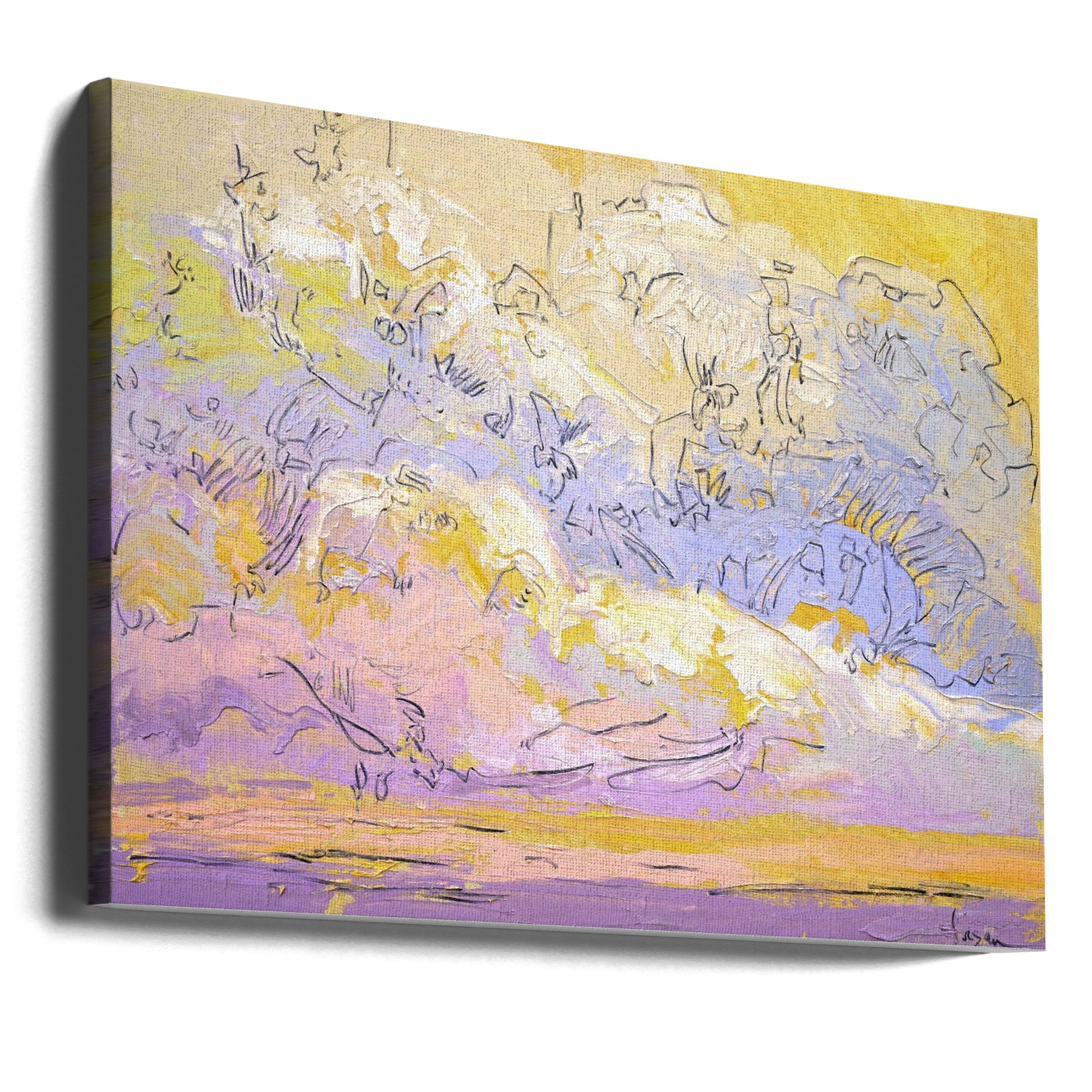 Dreaming Of You by Dorothy Fagan | Abstract Pastel Painting, Large Canvas Wall Art Print | Artsy Earth