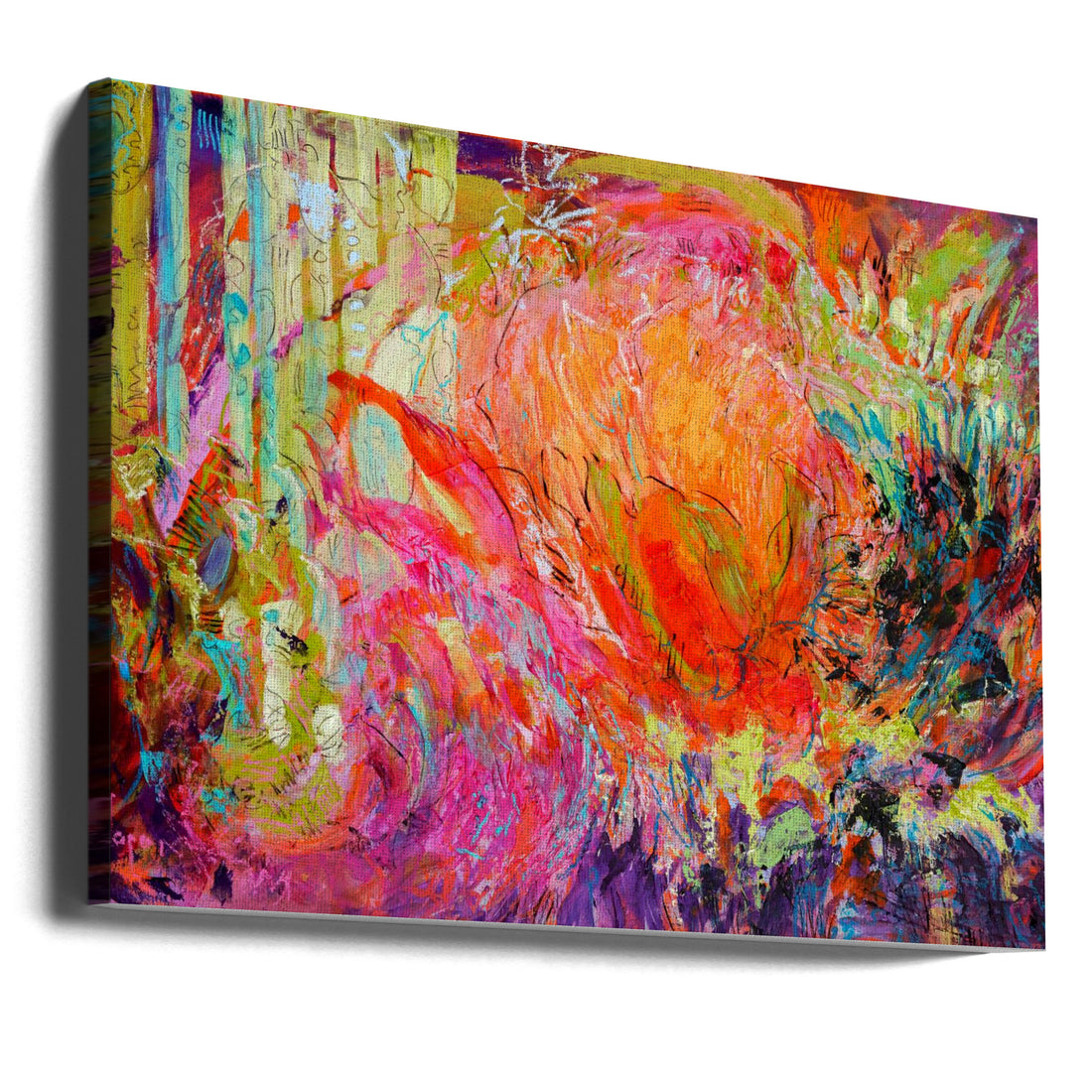 Blossom Joy by Dorothy Fagan | Abstract Colorful Painting, Large Canvas Wall Art Print | Artsy Earth