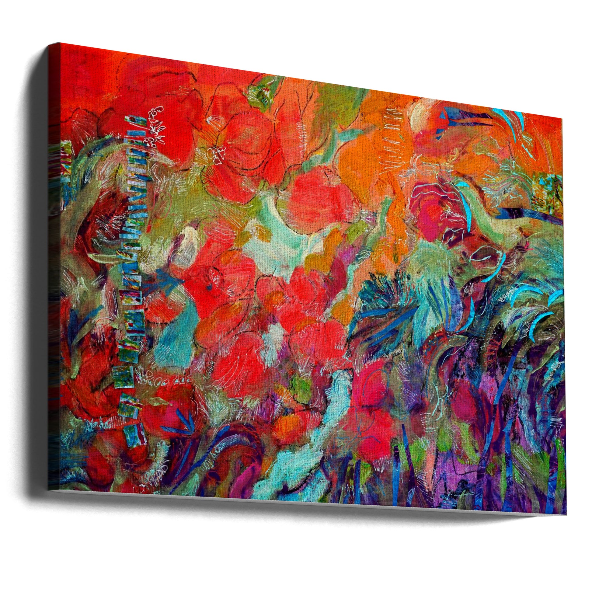 Cultivating Grace by Dorothy Fagan | Abstract Colorful Painting, Large Canvas Wall Art Print | Artsy Earth