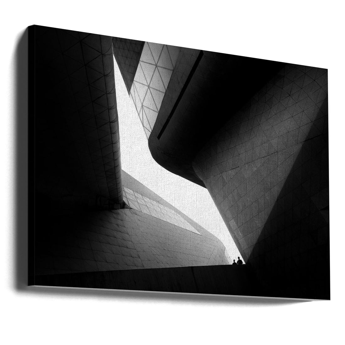 Guangzhou Opera House by Li Jian | Urban Architecture Lines, Large Canvas Wall Art Print | Artsy Earth