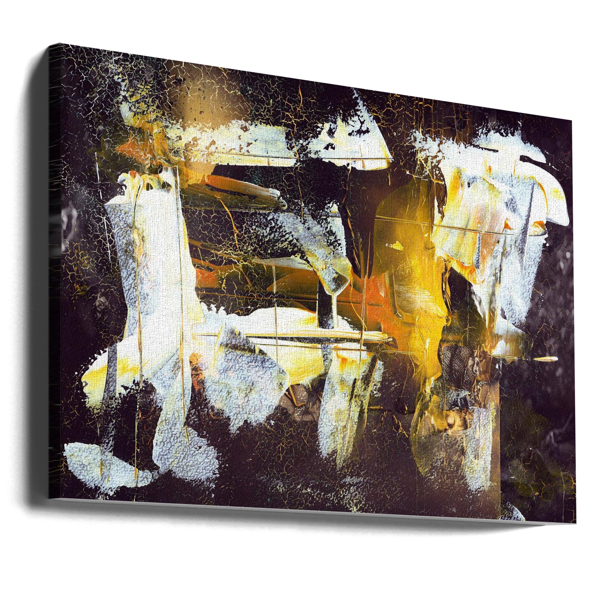 Abstract Paint Art by Rafal Kulik | Colorful Brush Strokes, Large Canvas Wall Art Print | Artsy Earth