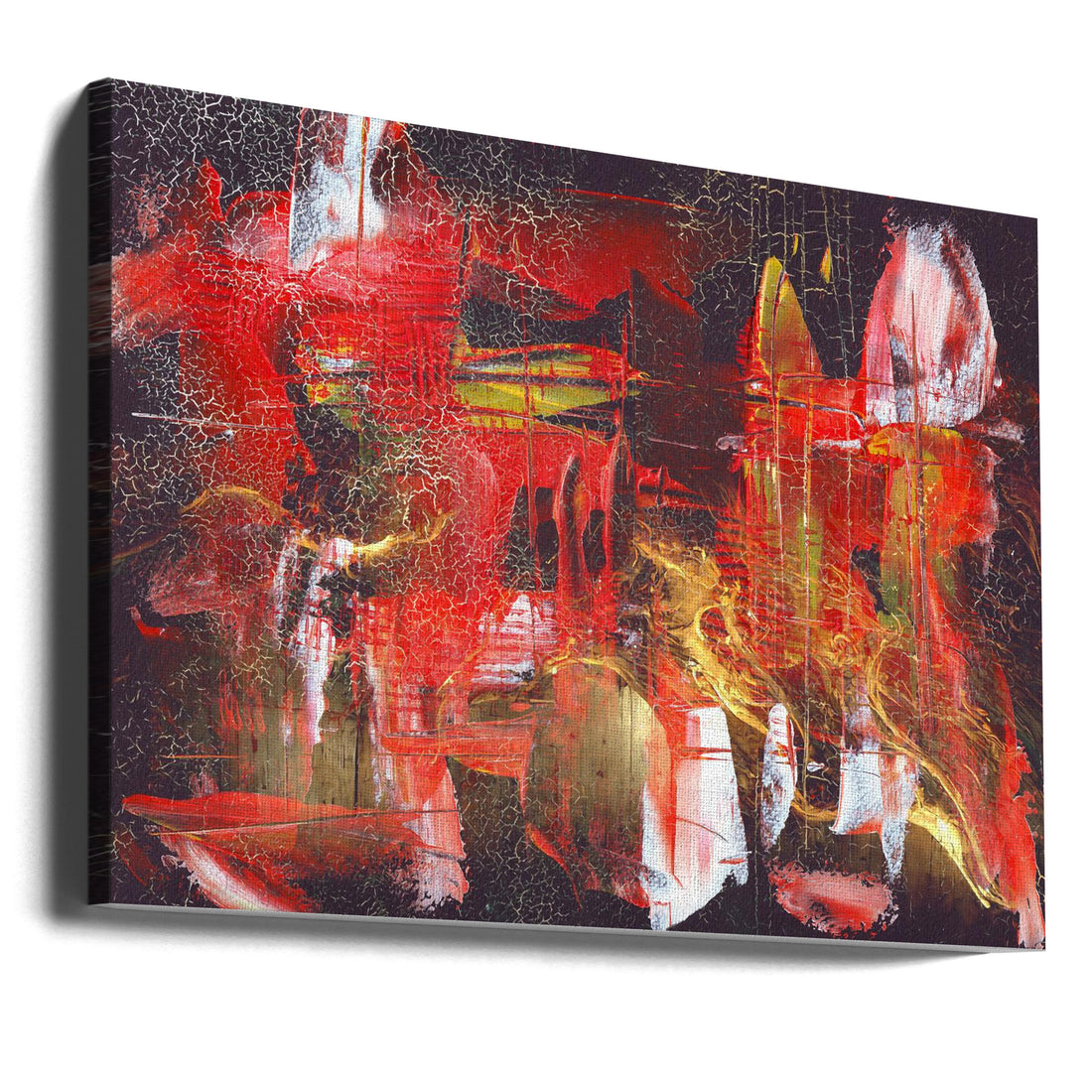 Abstract Paint Art by Rafal Kulik | Colorful Brush Strokes, Large Canvas Wall Art Print | Artsy Earth