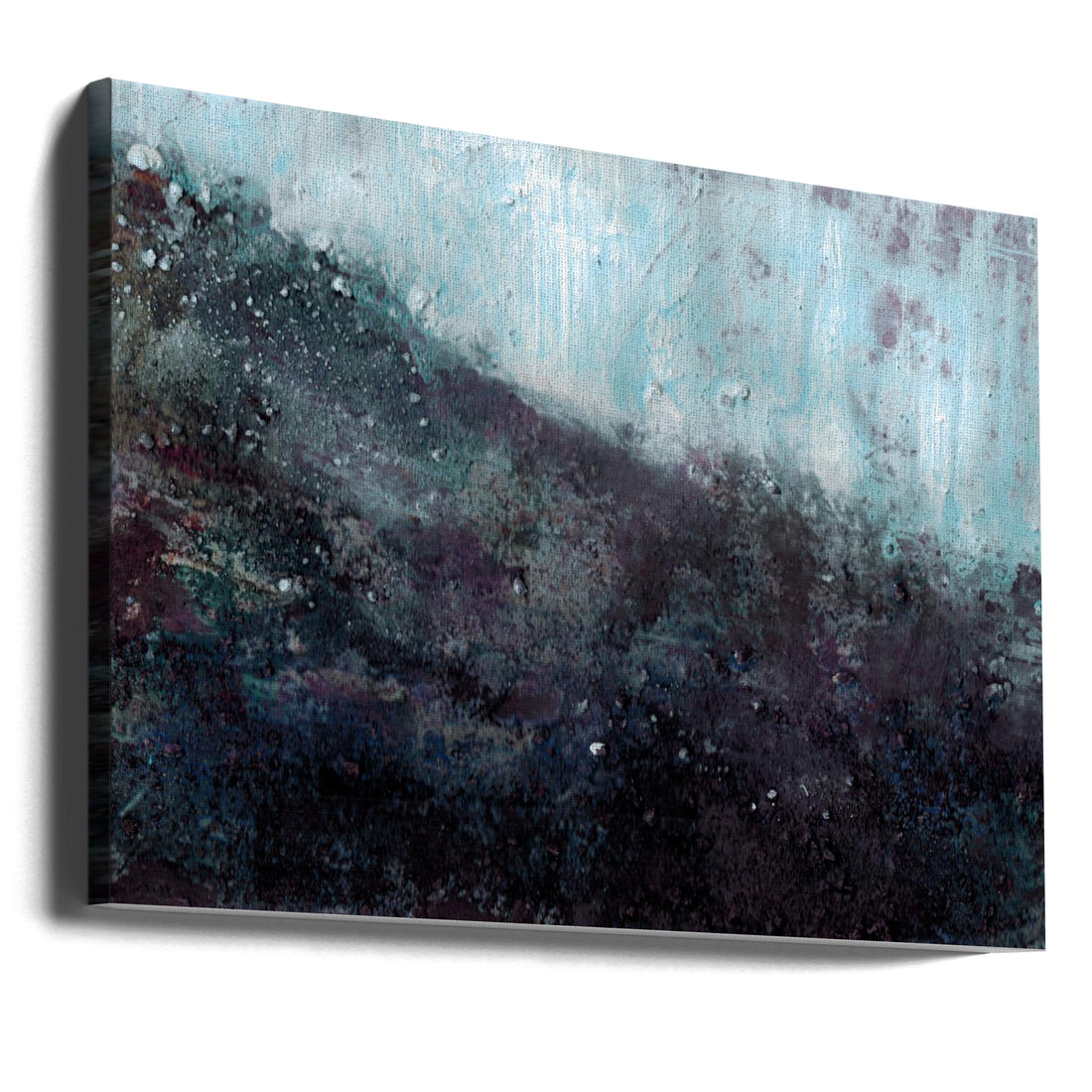 The Ski Trip by Deb Chaney | Abstract Painted Texture, Large Canvas Wall Art Print | Artsy Earth