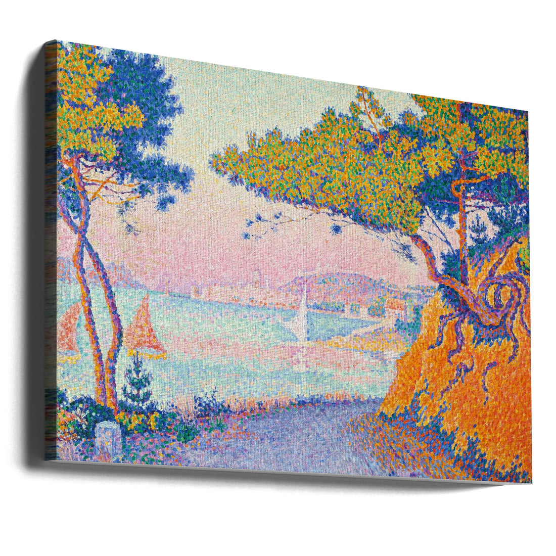 Golfe Juan Seascape by Paul Signac | French Impressionist Waterscape, Large Canvas Wall Art Print | Artsy Earth