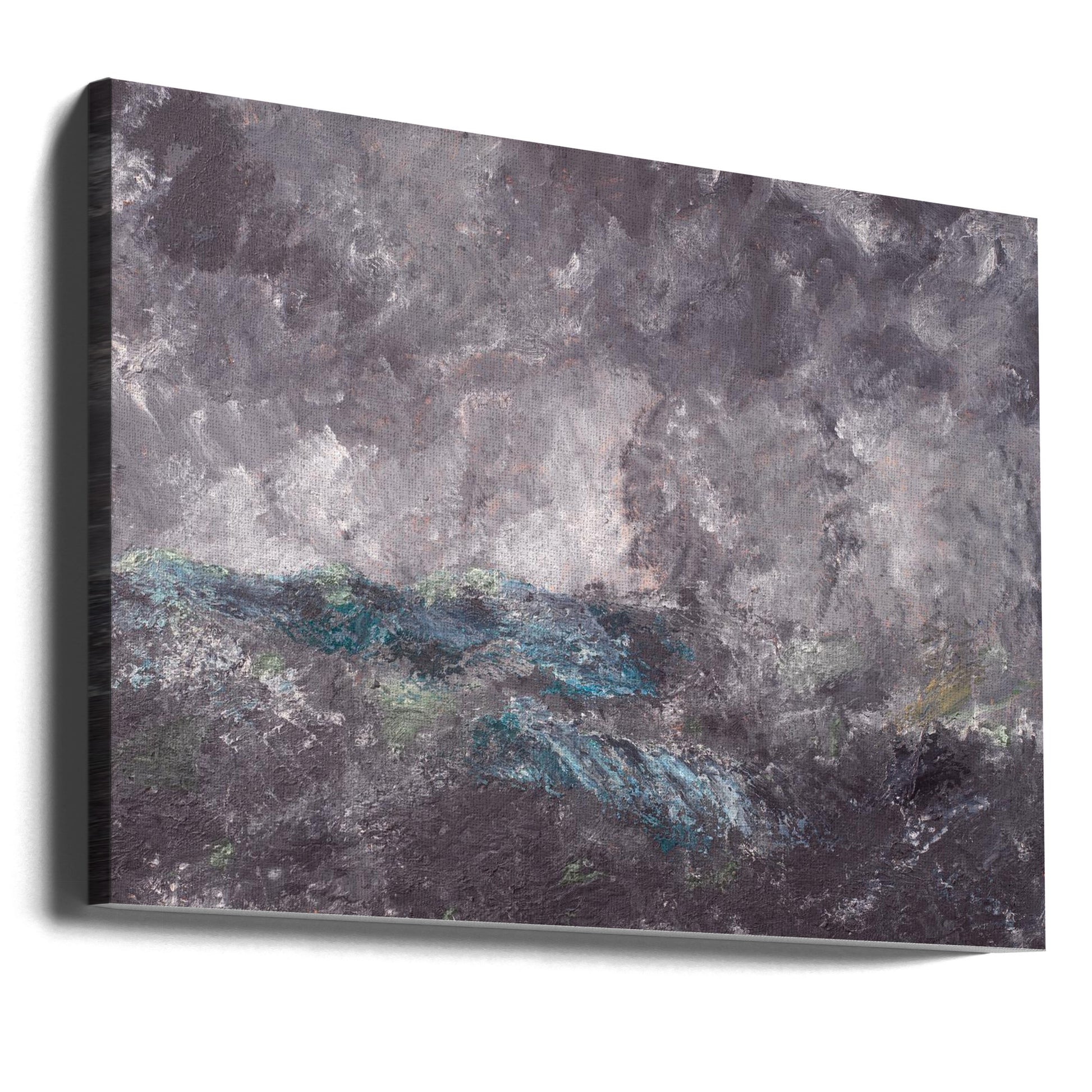 Storm In the Archipelago by August Strindberg | Abstract Landscape Painting, Large Canvas Wall Art Print | Artsy Earth