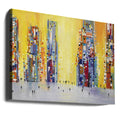 Sunny Day by Ekaterina Ermilkina | Abstract Urban Cityscape, Large Canvas Wall Art Print | Artsy Earth