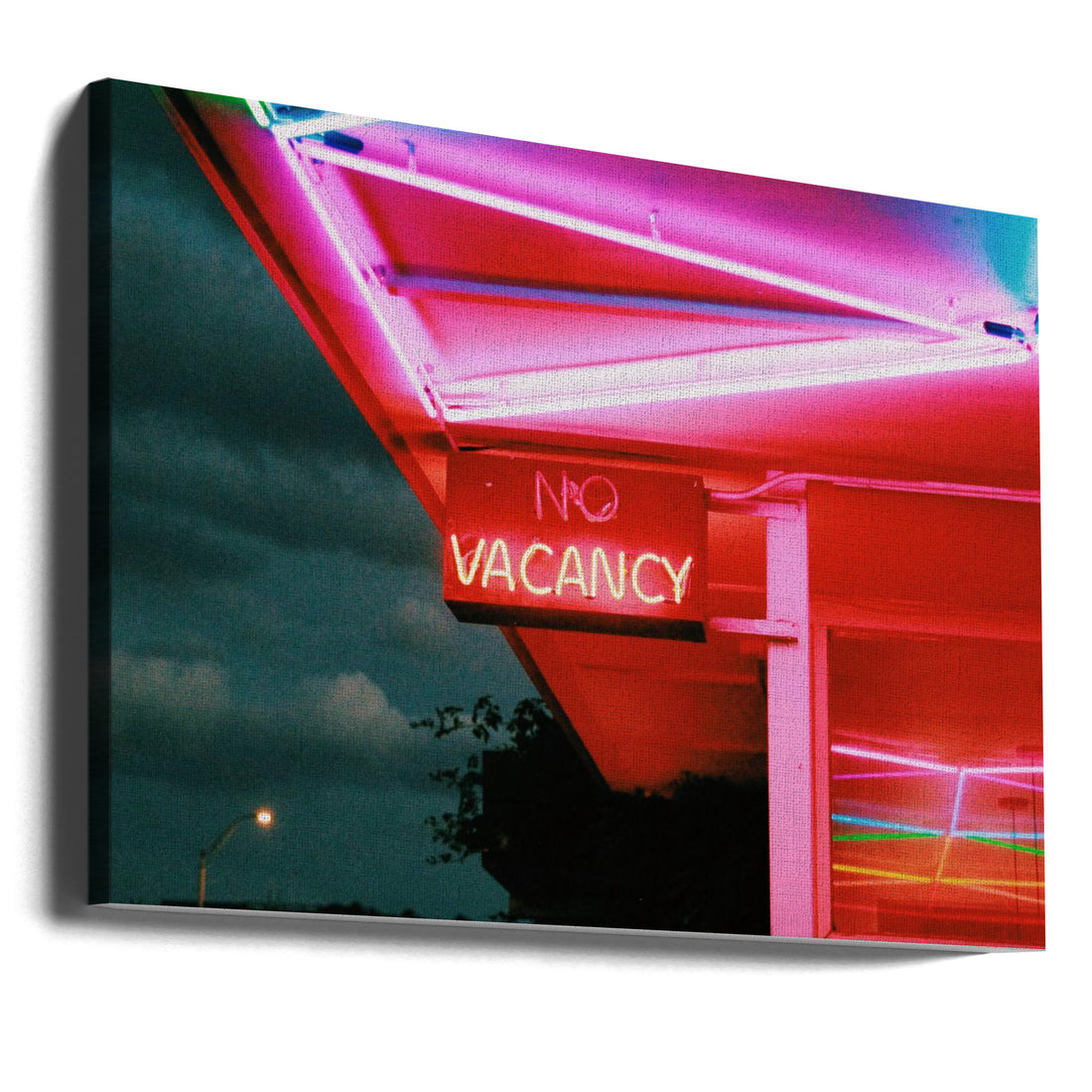 No Vacancy by Samantha Hearn | Vintage Neon Sign, Large Canvas Wall Art Print | Artsy Earth