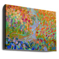 Garden Joy by Dorothy Fagan | Abstract Floral Texture, Large Canvas Wall Art Print | Artsy Earth