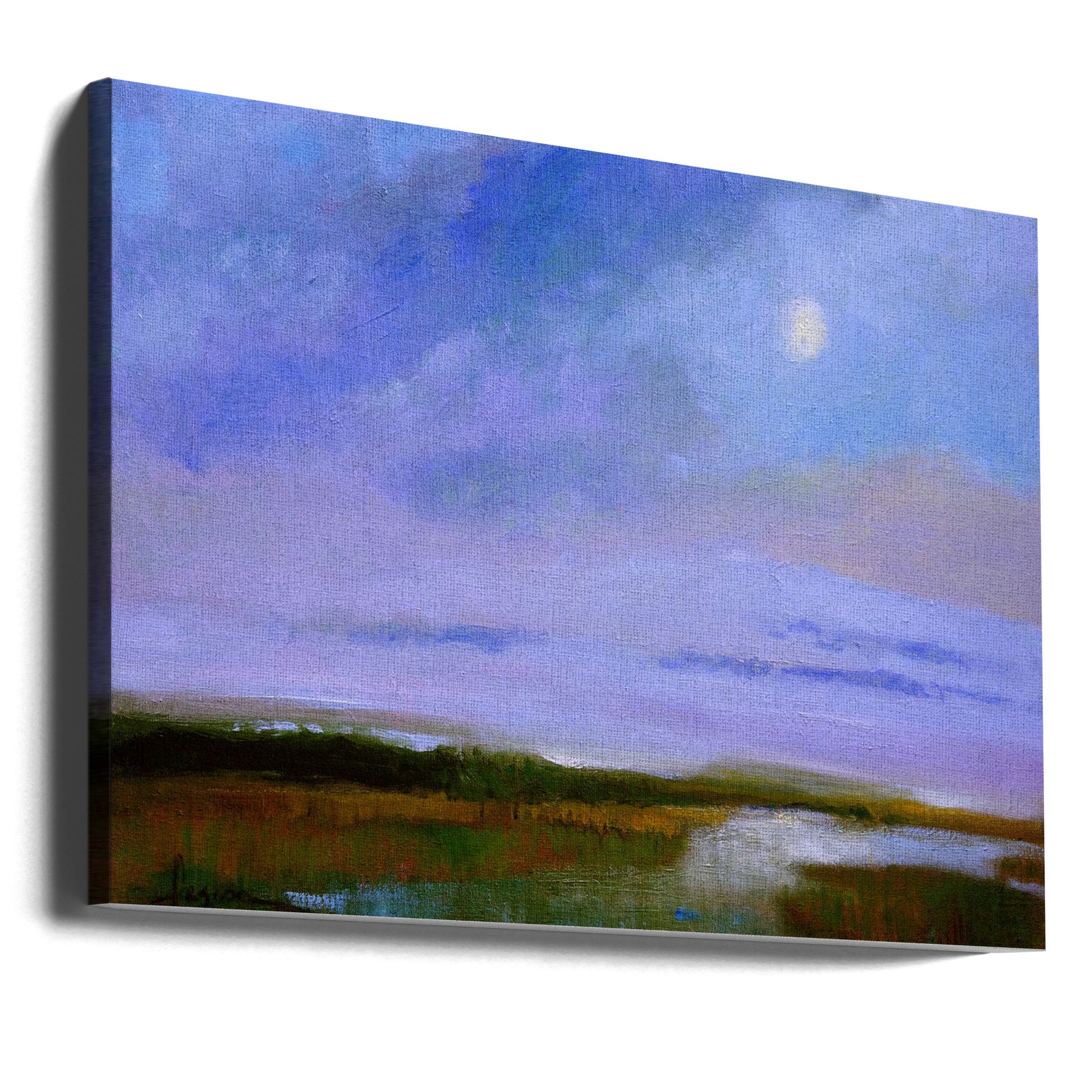 Moon Rising by Dorothy Fagan | Peaceful Nature Abstract, Large Canvas Wall Art Print | Artsy Earth