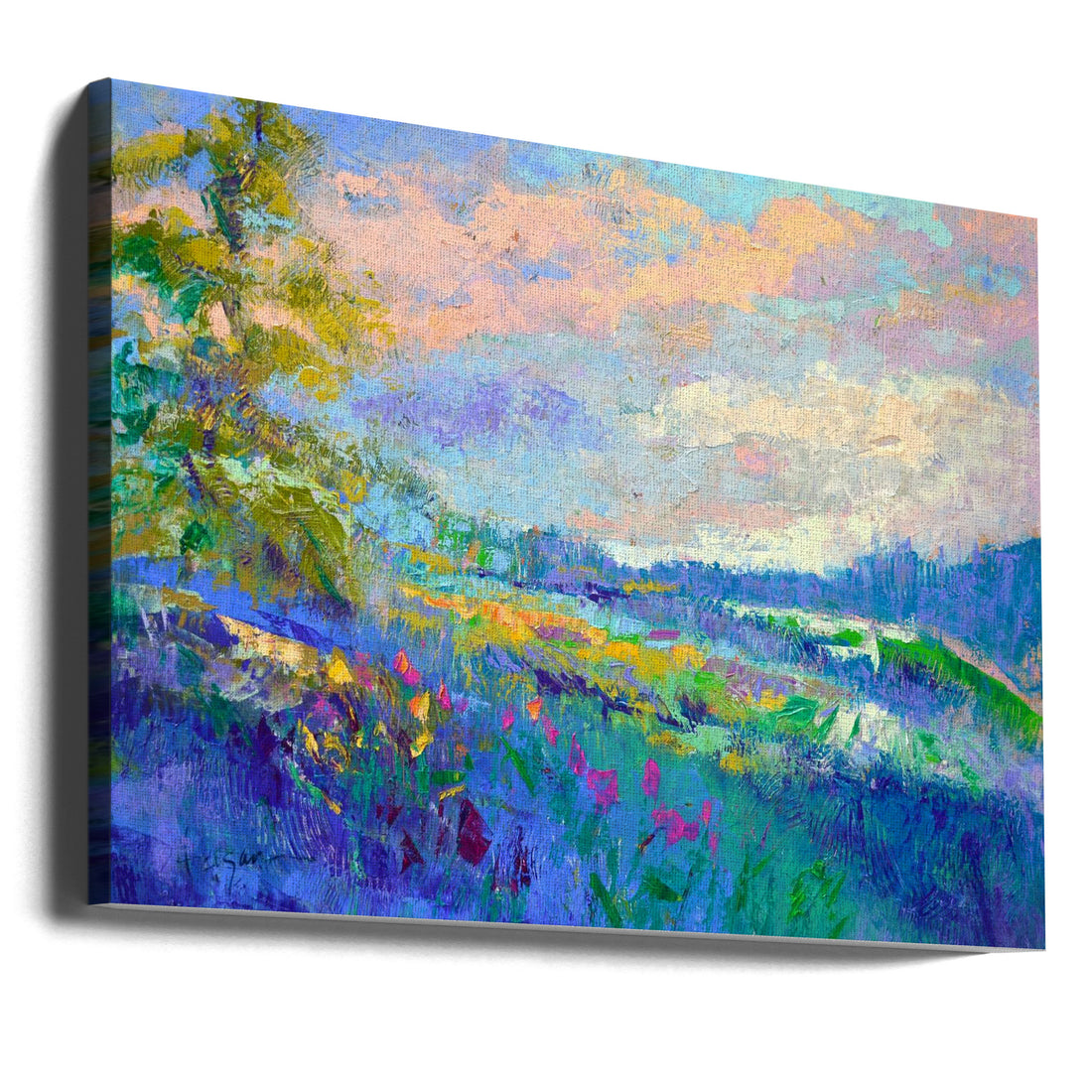 Abstract Nature by Dorothy Fagan | Colorful Abstract Landscape, Large Canvas Wall Art Print | Artsy Earth