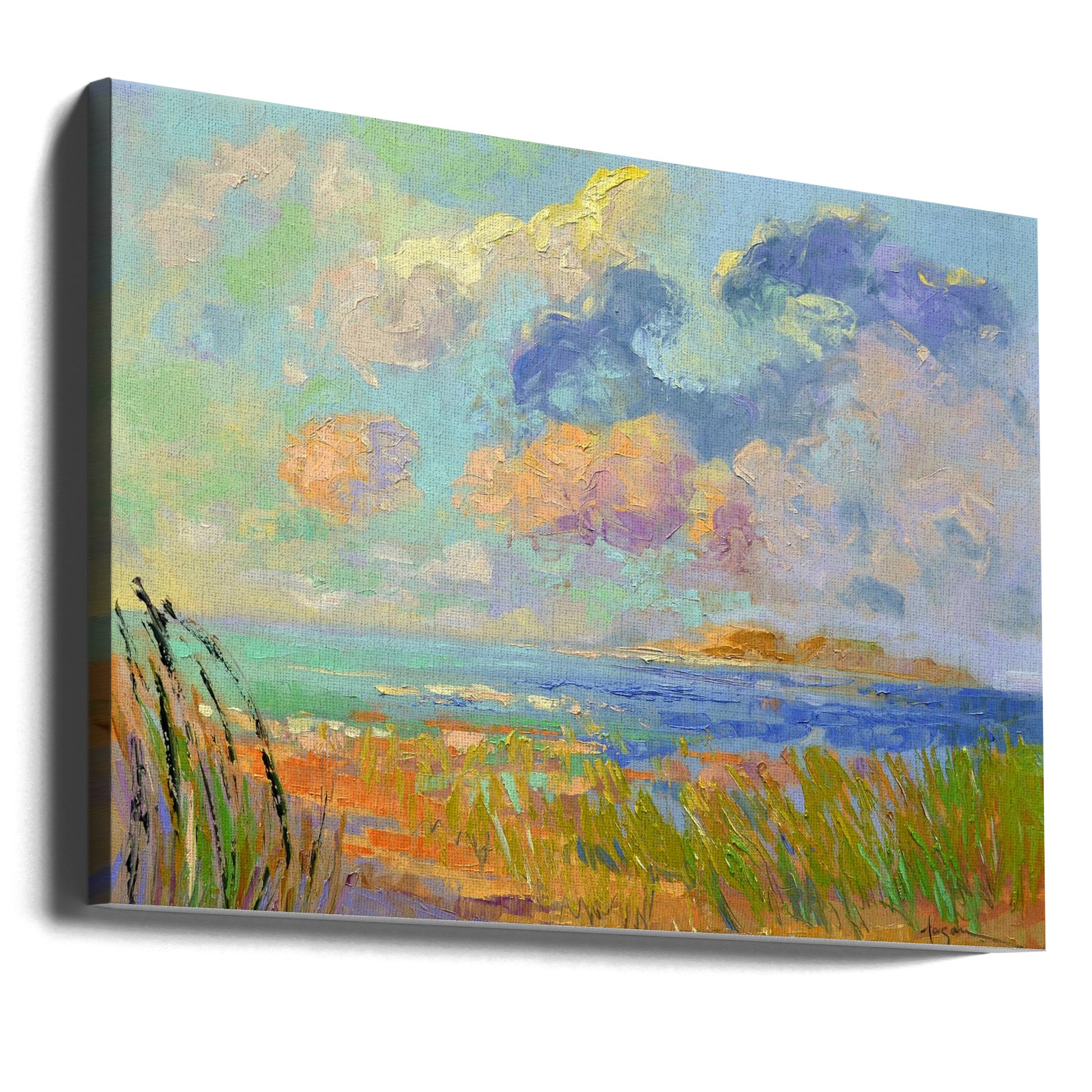 Summer Day Abstract by Dorothy Fagan | Colorful Abstract Painting, Large Canvas Wall Art Print | Artsy Earth