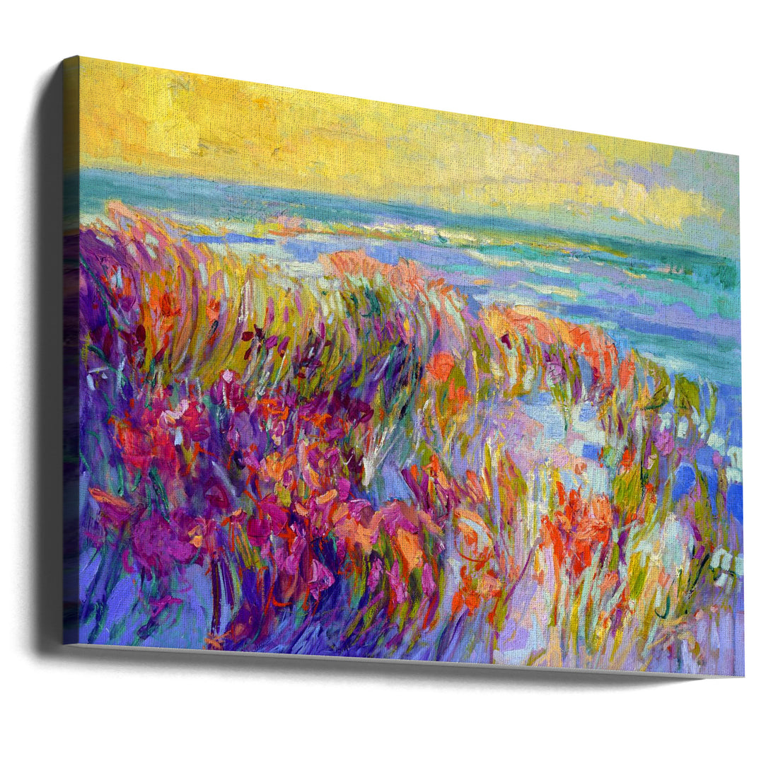 Abstract Landscape by Dorothy Fagan | Textured Acrylic Painting, Large Canvas Wall Art Print | Artsy Earth