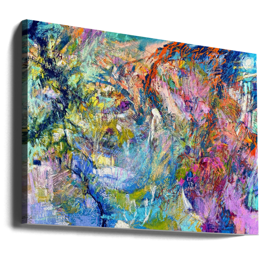 Sparkling Garden Sea by Dorothy Fagan | Abstract Textured Painting, Large Canvas Wall Art Print | Artsy Earth