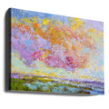 Summer Evening by Dorothy Fagan | Abstract Painted Landscape, Large Canvas Wall Art Print | Artsy Earth