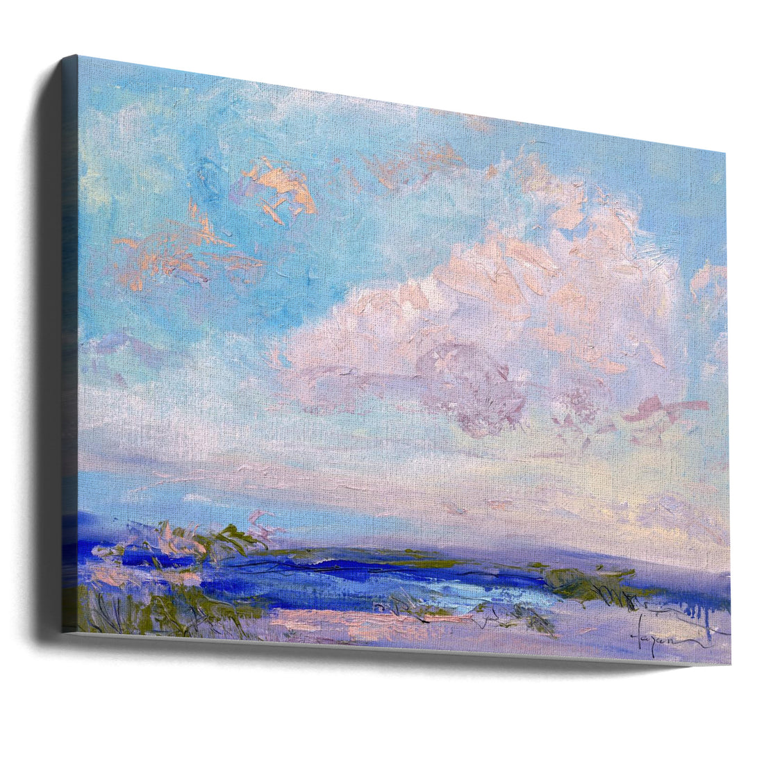 Perfectly Lovely Day by Dorothy Fagan | Abstract Landscape Painting, Large Canvas Wall Art Print | Artsy Earth