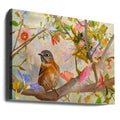 Bluebird On a Blossoming Branch by Angeles M. Pomata | Pastel Bird Painting, Large Canvas Wall Art Print | Artsy Earth