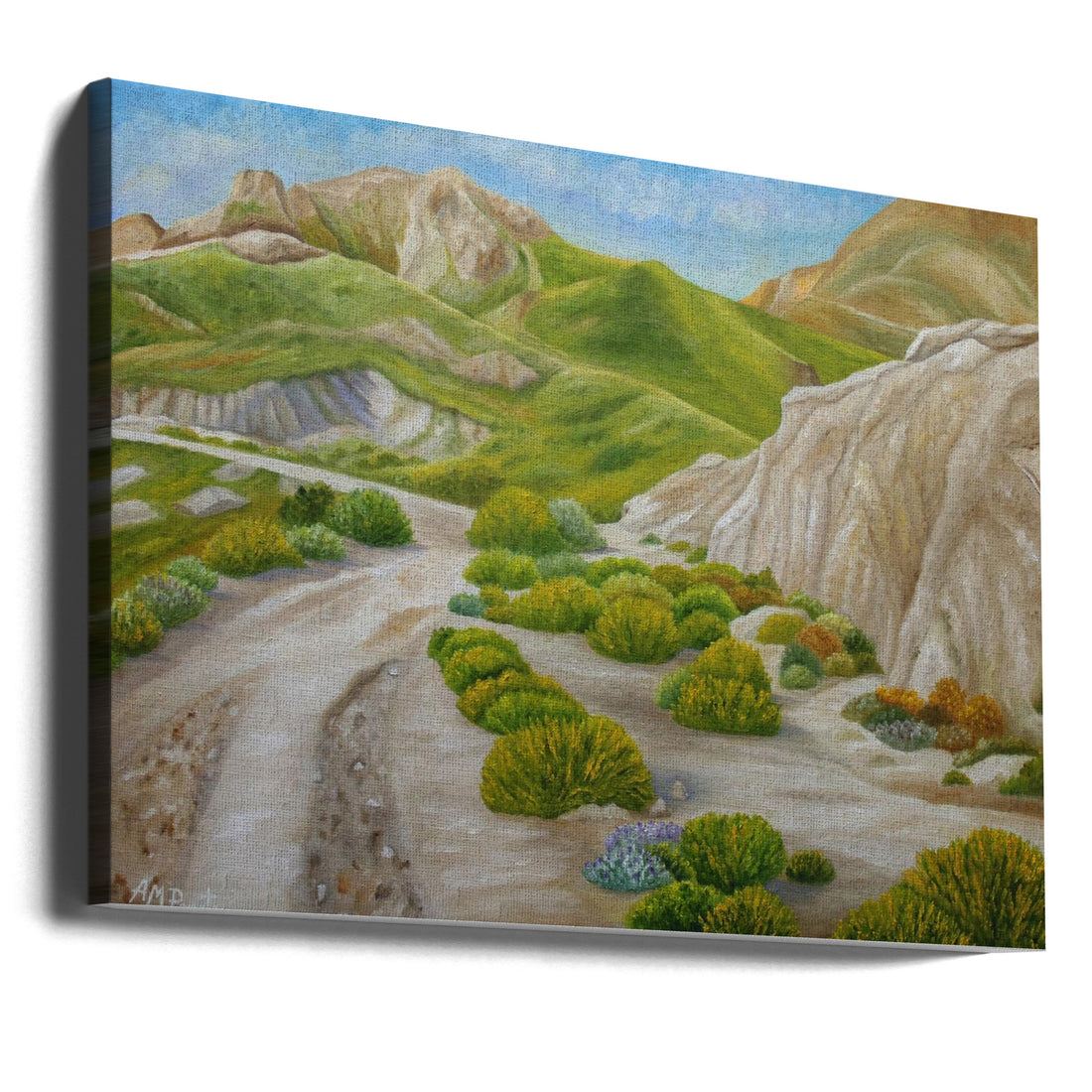 Least Walked Tracks by Angeles M. Pomata | Tranquil Mountain Landscape, Large Canvas Wall Art Print | Artsy Earth